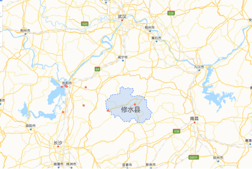修水县乡镇地图图片